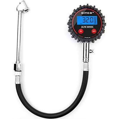 7. DIYCO D5 Blue LCD Digital Tire Pressure Gauge