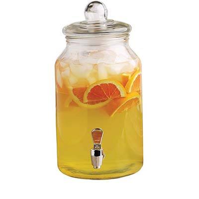 4. Circleware 92008 Mason Jar Beverage Dispenser and Glass Lid