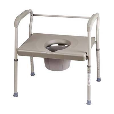 6. Duro-Med DMI Bedside Commode Chair