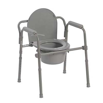 1. Drive Medical Folding Bedside Commode