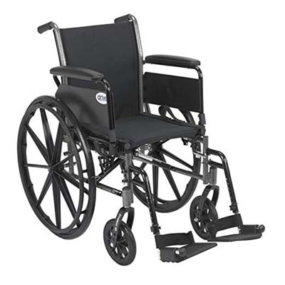 3. Drive Medical Cruiser III Light Weight Wheelchair