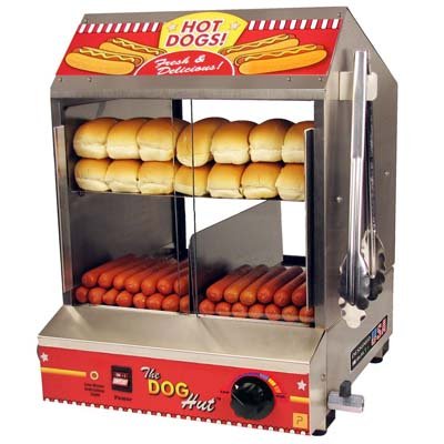 6. Paragon 8020 Hot Dog Hut Steamer Merchandiser