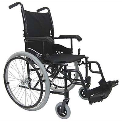 10. Karman Healthcare LT-980 Ultra Lightweight Wheelchair – Black