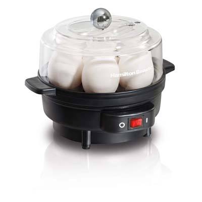 4. Hamilton Beach 25500 7 Egg Cooker – Black