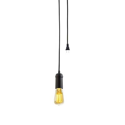 4. Globe Electric 1-Light Plug-In Mini Pendant, 65114