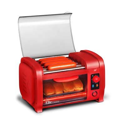 5. Elite Cuisine EHD-051R Hot Dog Toaster Oven
