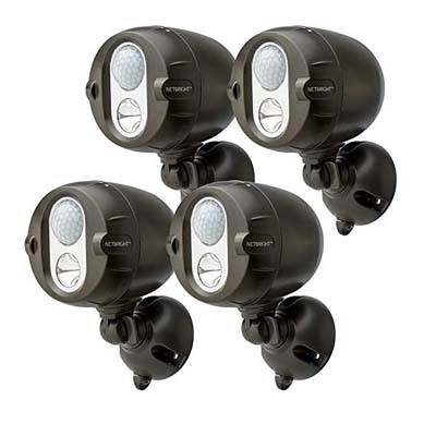 7. Mr. Beams MBN354 LED Motion Sensing Spotlight System