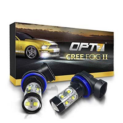 1. OPT7 CREE H11 LED 5000K Fog Light Bulbs (Pack of 2)
