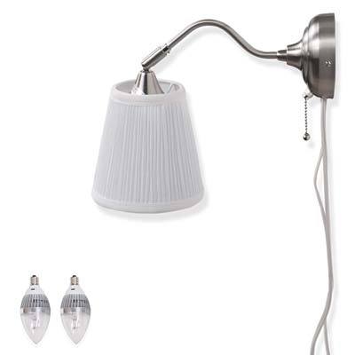 6. BHG Contemporary Wall Lamp Sconce with Free Bulbs