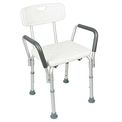 6. Vive Shower Chair with Back