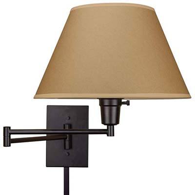 2. Kira Home Cambridge 13” Swing Arm Wall Lamp