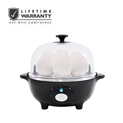 9. Elite Cuisine EGC-007B Electric Egg Cooker