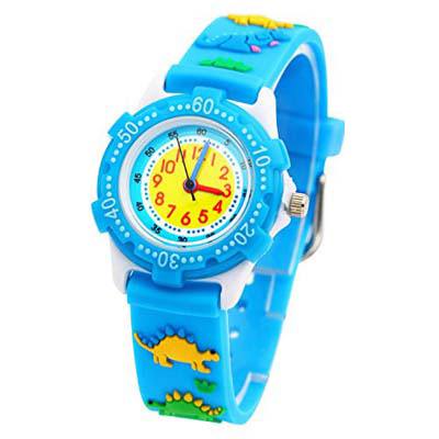 9. Tonnier 3D Kids Rubber Band Children Watches