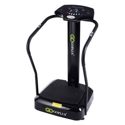 9. Goplus 2500W Slim Full Body Vibration Fitness Machine – Black