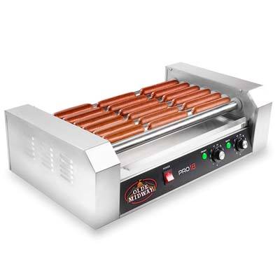 8. Olde Midway Electric 18 Hot Dog Cooker Machine