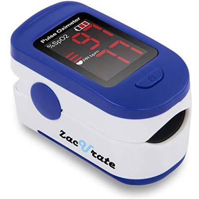6. Zacurate 500BL Fingertip Pulse Oximeter