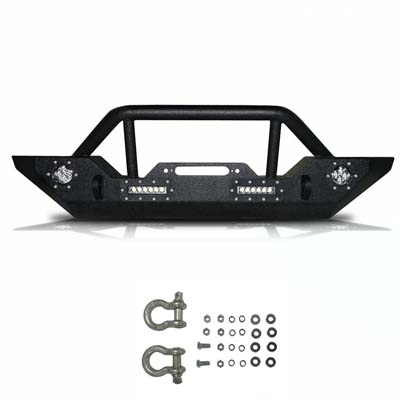 5. U-Drive Front Bumper for 2007-2018 Jeep Wrangler JK (No Wiring Harness)