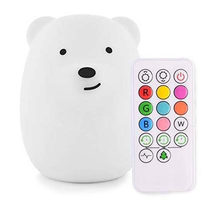 5. Lumipets Cute Animal Night Light with Touch Sensor and Remote