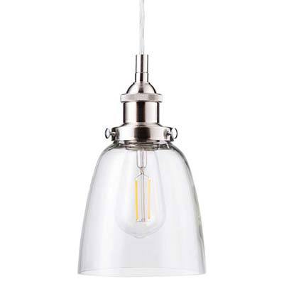 7. Fiorentino LED Brushed Nickel Pendant Light (LL-P281-LED-BN)