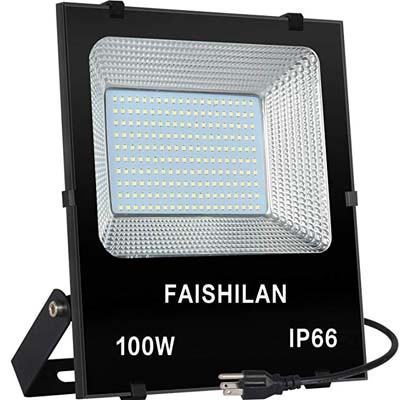 7. FAISHILAN 100W LED Flood Light