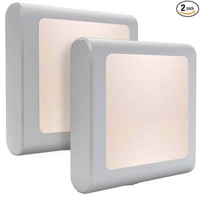 6. MAZ-TEK Night Light with Auto Dusk to Dawn Sensor, 2 Pack