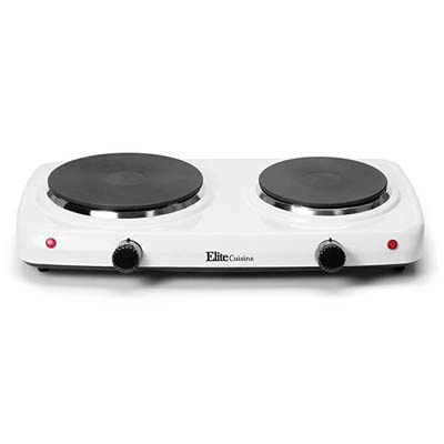 2. Elite Cuisine EDB-302F Hot Plate Burner (Double Electric)