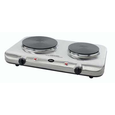 7. Oster Inspire CKSTBUDS00 Double Burner and Hot plate