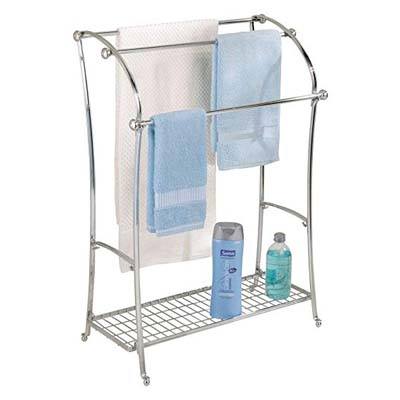 10. InterDesign York Metal Towel Drying Rack