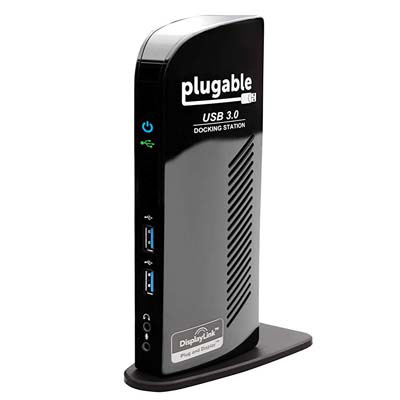 1. Plugable USB 3.0 Universal Laptop Docking Station for Windows