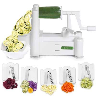 1. Spiralizer 5-Blade Vegetable Slicer