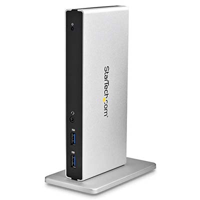 5. StarTech Dual Monitor USB 3.0 Docking Station (USB3SDOCKDD)