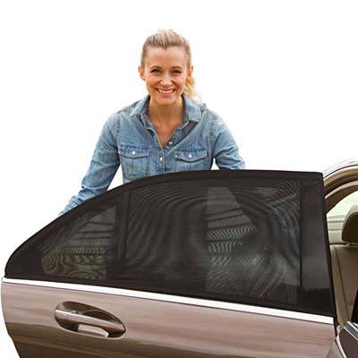 2. ShadeSox Universal Fit Car Side Window Baby Sun Shade (2 Pack)