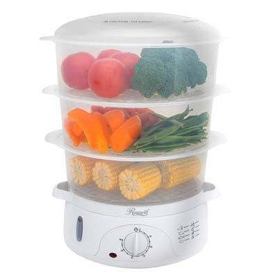 8. Rosewill RHST-15001 3-Tier Food Steamer