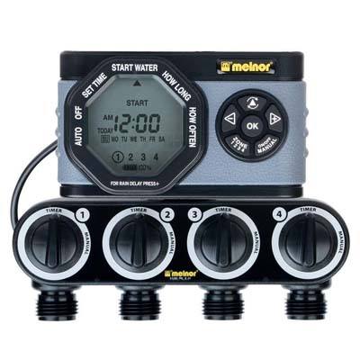 6. Melnor 53280 4-Outlet Digital Water Timer