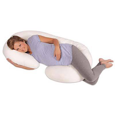 1. Leachco Snoogle Original Maternity/Pregnancy Body Pillow