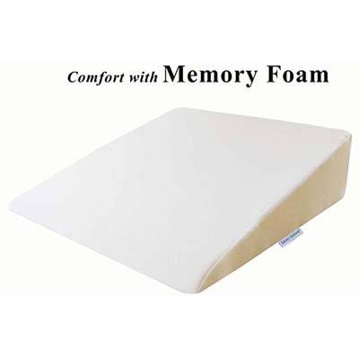 2. InteVision Foam Bed Wedge Pillow