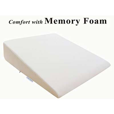 8. InteVision Extra Large Foam Bed Wedge Pillow