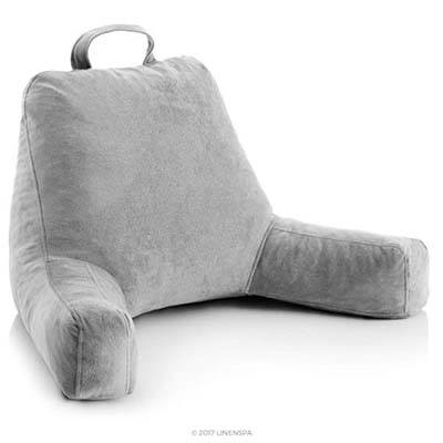 1. LINENSPA Shredded Foam Reading Pillow