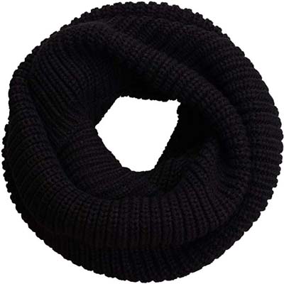 2. NEOSAN Womens Thick Ribbed Winter Loop Scarf