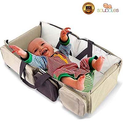 9. Scuddles 3-in-1 1 Travel Infant Bed