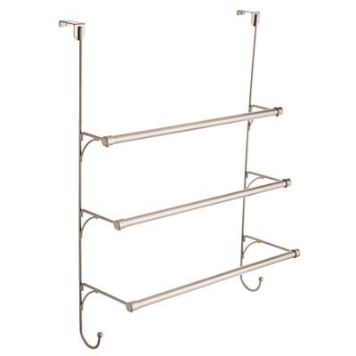 6. Franklin Brass 193153-FN Over-the-Door Triple Towel Rack