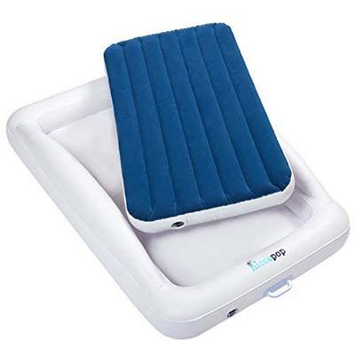 3. Hiccapop Inflatable Toddler Travel Bed