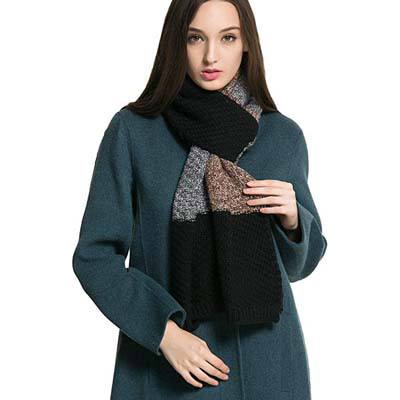 9. NEOSAN Cable Knit Wrap Scarf