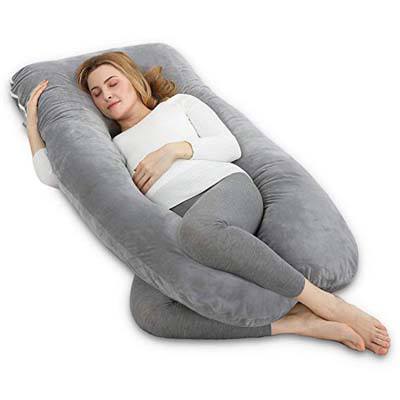 7. Meiz U Shaped Pregnancy Body Pillow