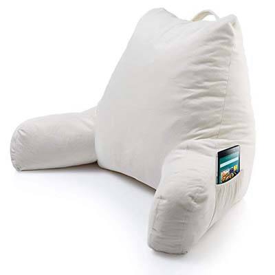 8. Keen Edge Home Foam Reading Pillow