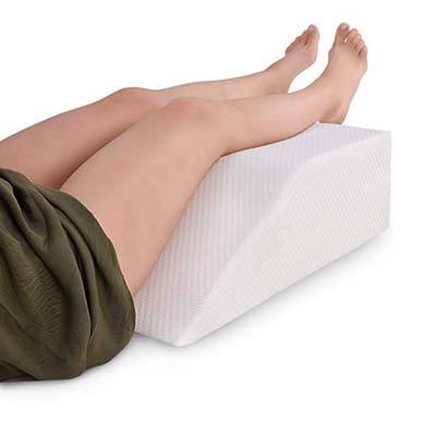 10. Abco Tech Elevating Leg Rest Memory Foam Pillow