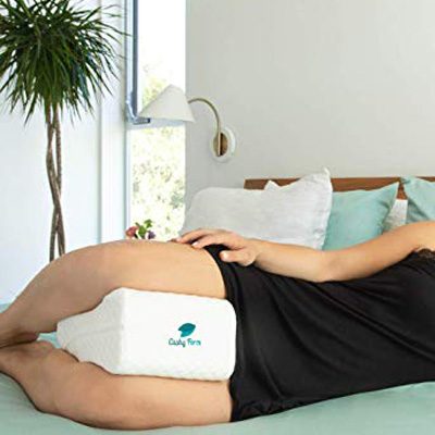 7. Cushy Form Sciatic Nerve Pain Relief Knee Pillow