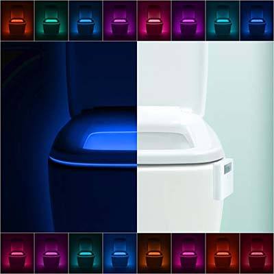 2. LumiLux Advanced Motion Sensor LED Toilet Bowl Night Light