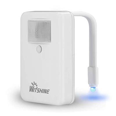 7. Witshine Motion Activated Toilet Night Light