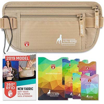 1. Alpha Keeper Money Belt For Travel